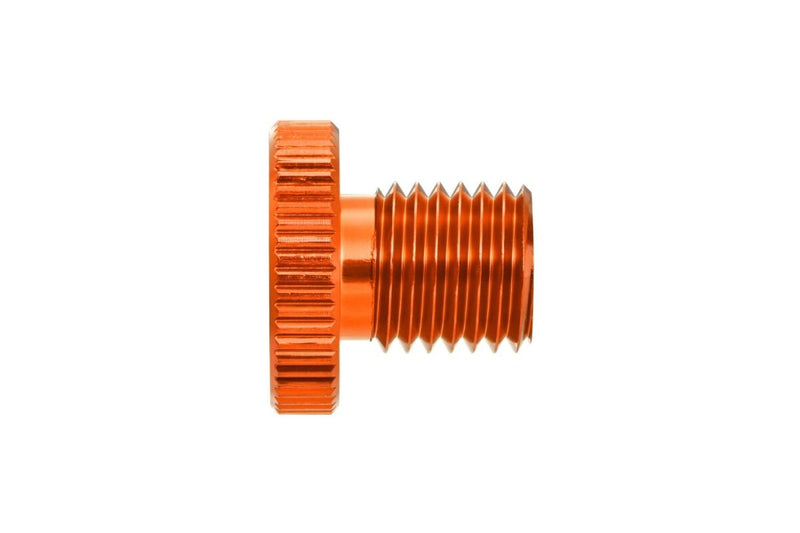 Daytona Mirror Plug Bolt Hole Plug Orange Thread Left Aluminium