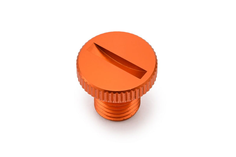 Daytona Mirror Plug Bolt Hole Plug Orange Thread Right Aluminium