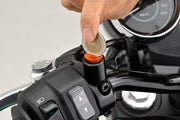 Daytona Mirror Plug Bolt Hole Plug Orange Thread Right Aluminium Each