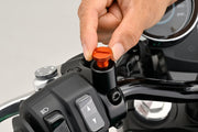 Daytona Mirror Plug Bolt Hole Plug Orange Thread Right Aluminium Each