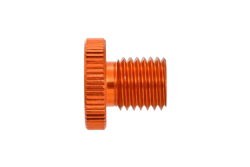 Daytona Mirror Plug Bolt Hole Plug Orange Thread Right Aluminium