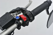 Daytona Mirror Plug Bolt Hole Plug Blue Thread Left Aluminium