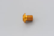 Daytona Mirror Plug Bolt Hole Plug Gold Thread Left Aluminium