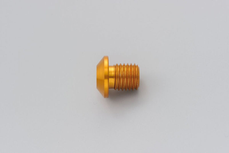 Daytona Mirror Plug Bolt Hole Plug Gold Thread Left Aluminium
