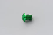 Daytona Mirror Plug Bolt Hole Plug Green Thread Left Aluminium Each