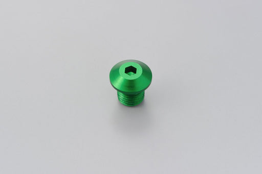 Daytona Mirror Plug Bolt Hole Plug Green Thread Right Aluminium