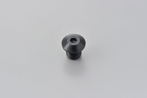Daytona Mirror Plug Bolt Hole Plug Black Thread Left Aluminium