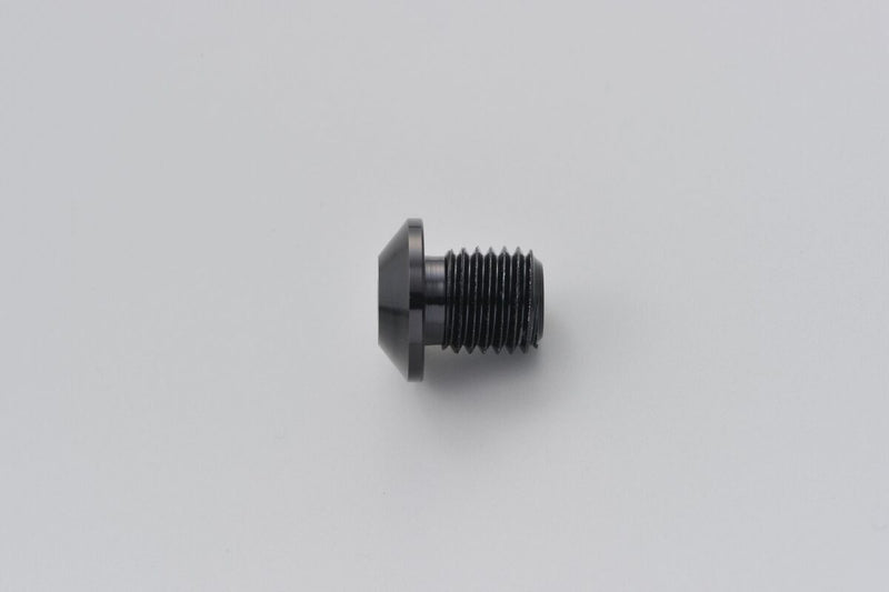 Daytona Mirror Plug Bolt Hole Plug Black Thread Left Aluminium Each