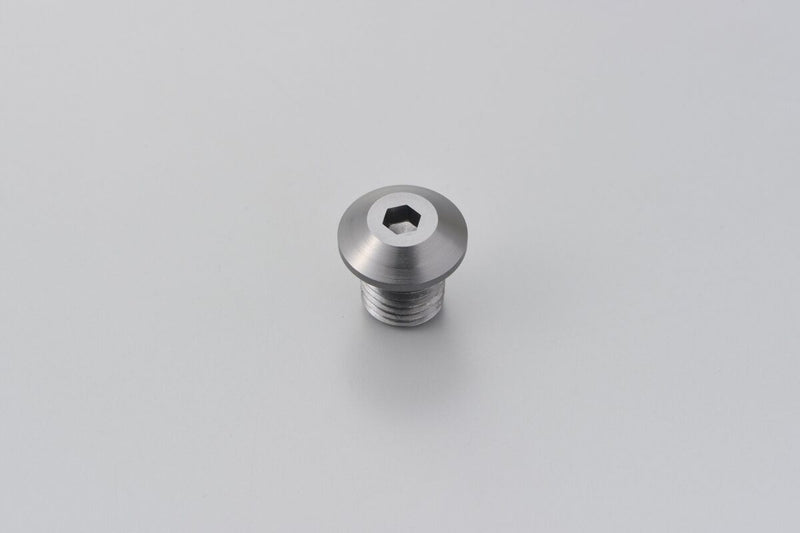 Daytona Mirror Plug Bolt Hole Plug Grey Thread Left Aluminium