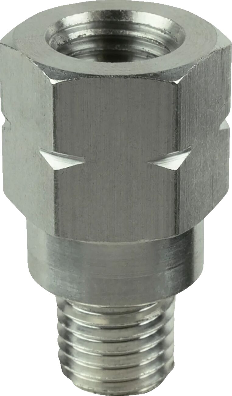 RAM Mounts M10-1.25 Thread Extension 20 mm Long Adapter Silver Screw-In Mirror Aluminium