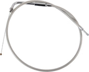Drag Specialties Stainless Braided Throttle/Idle Cable #5330200B