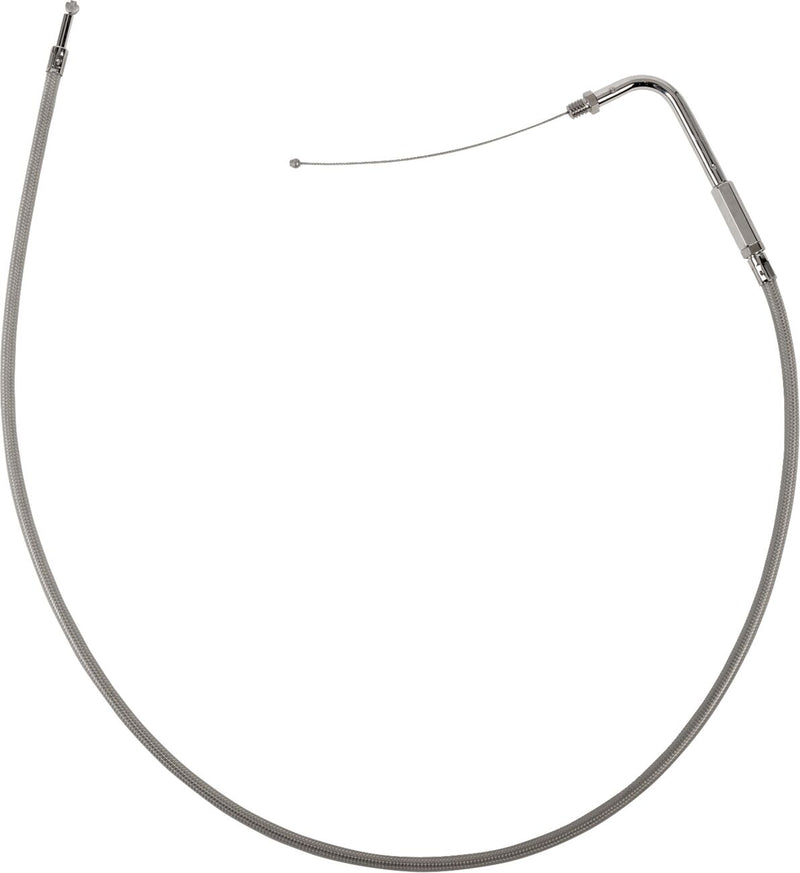 Drag Specialties Stainless Braided Throttle/Idle Cable #5330900B