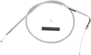 Drag Specialties Stainless Braided Throttle/Idle Cable #5330902B
