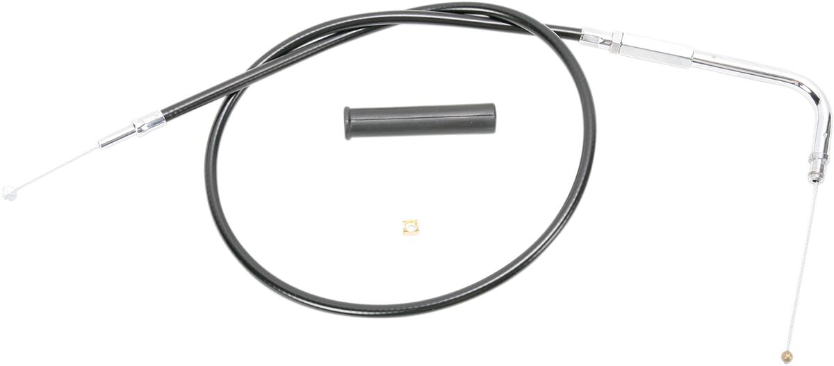 Drag Specialties Black Vinyl Throttle/Idle Cable #4331900B