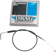 Drag Specialties Black Vinyl Cable Fits Harley-Davidson Dyna, Softail, Sportster, Touring Models 1988-1995