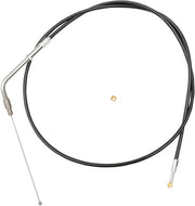 LA Choppers Black Vinyl Braided Handlebar Throttle Cable Alternate Length Ape Hanger 30,5 cm - 35,5 cm (12" - 14") 30.5 cm - 35.5 cm