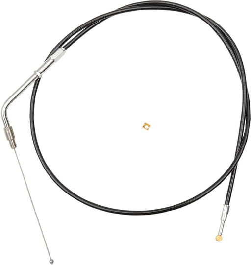 LA Choppers Black Vinyl Braided Handlebar Throttle Cable Alternate Length Ape Hanger 30,5 cm - 35,5 cm (12" - 14") 30.5 cm - 35.5 cm