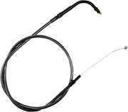 LA Choppers Midnight Braided Handlebar Throttle Cable Black Alternate Length Ape Hanger 45,5 cm - 51 cm (18" - 20") 45.5 cm - 51 cm