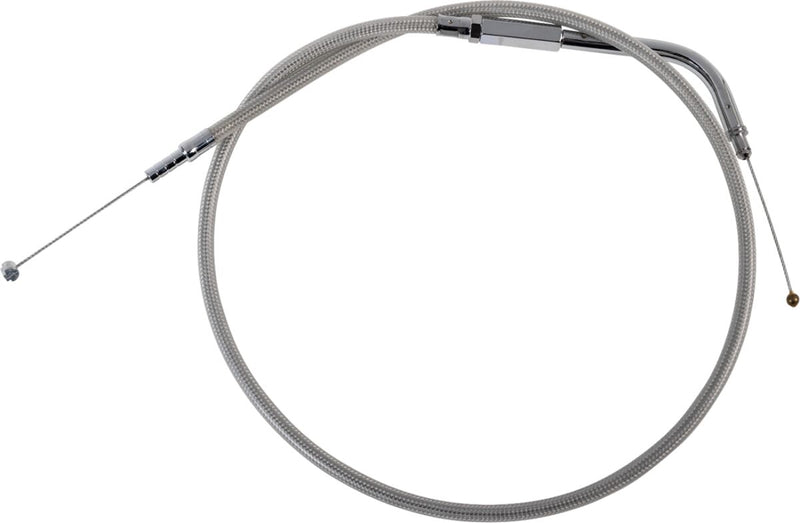 Drag Specialties Stainless Braided Idle Cable Fits Harley-Davidson V-Rod Models 2002-2017