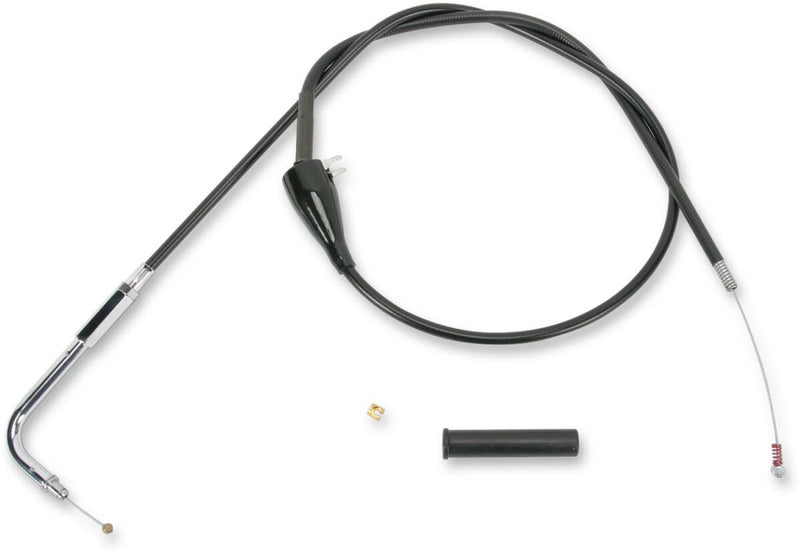 Drag Specialties Black Vinyl Throttle/Idle Cable #4343204B
