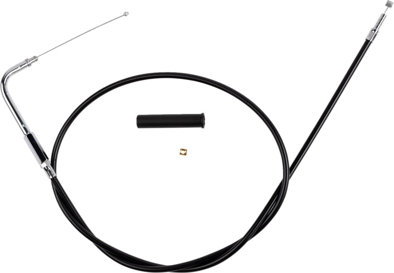 Drag Specialties Black Vinyl Throttle/Idle Cable #4342200B