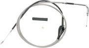 Drag Specialties Stainless Braided Idle Cable Fits Harley-Davidson Touring Models 1999-2007