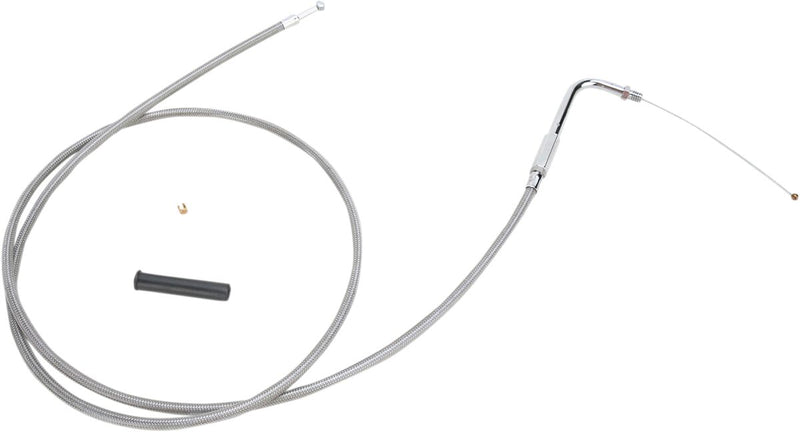Drag Specialties Stainless Braided Throttle/Idle Cable #5331152B
