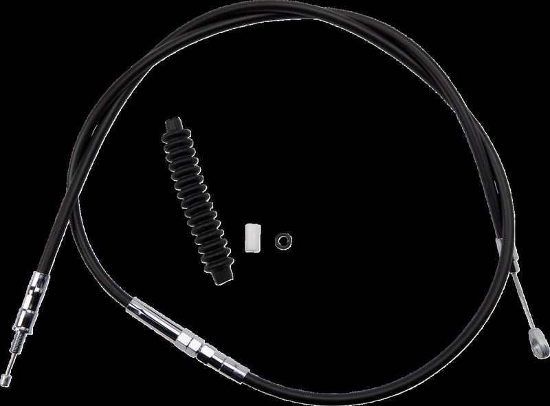 Drag Specialties High-Efficiency Black Vinyl Clutch Cable #4320400HE