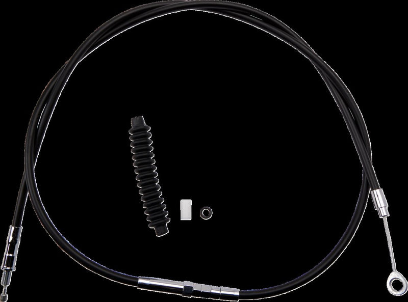 Drag Specialties High-Efficiency Black Vinyl Clutch Cable