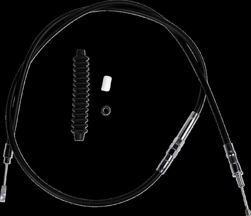 Drag Specialties High-Efficiency Black Vinyl Clutch Cable #4320800HE