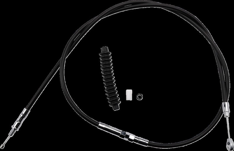 Drag Specialties High-Efficiency Black Vinyl Clutch Cable