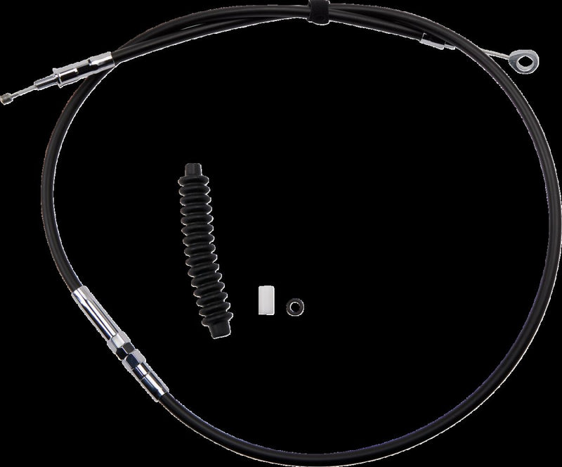 High-Efficiency Black Vinyl Clutch Cable - Housing Length : 146.5 cm (57-5/8") Classic