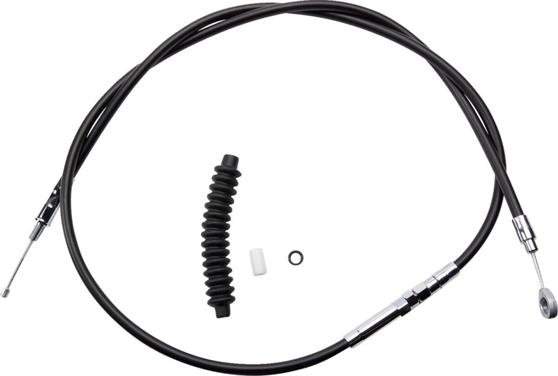 Drag Specialties High-Efficiency Black Vinyl Clutch Cable #4321204HE
