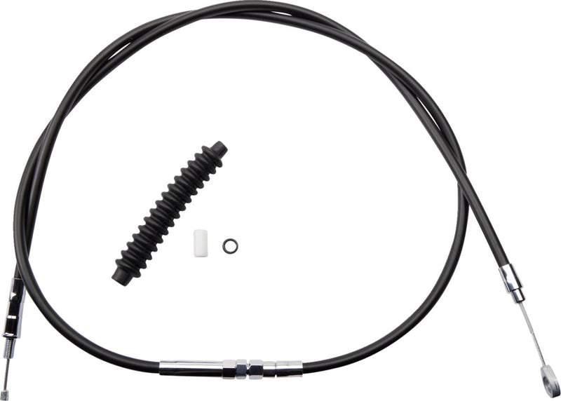 Drag Specialties High-Efficiency Black Vinyl Clutch Cable Fits Harley-Davidson Dyna, Softail, Sportster, Touring Models 1986-2013