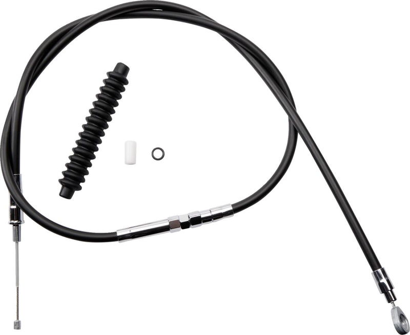 Drag Specialties High-Efficiency Black Vinyl Clutch Cable Fits Harley-Davidson Sportster Models 2004-2022
