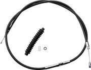 Drag Specialties High-Efficiency Black Vinyl Clutch Cable Fits Harley-Davidson Dyna, Softail, Sportster, Touring Models 1986-2022