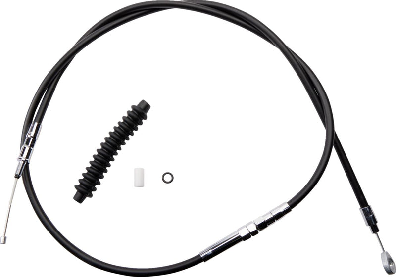 Drag Specialties High-Efficiency Black Vinyl Clutch Cable Fits Harley-Davidson Touring Models 2007-2007