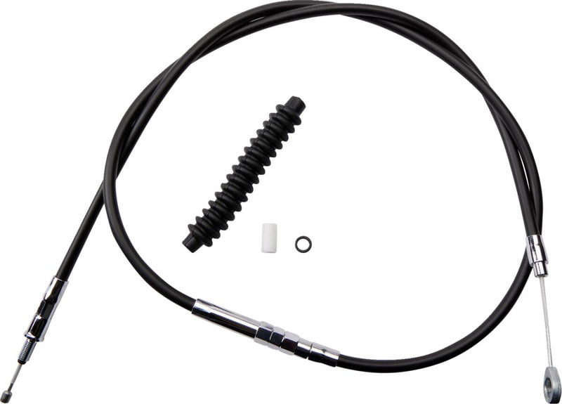 Drag Specialties High-Efficiency Black Vinyl Clutch Cable #4322300HE
