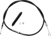 Drag Specialties High-Efficiency Black Vinyl Clutch Cable Fits Harley-Davidson Dyna, Softail, Touring Models 2006-2016