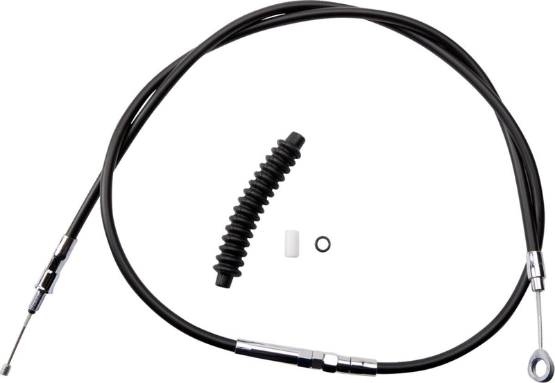 Drag Specialties High-Efficiency Black Vinyl Clutch Cable #4322302HE