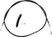 Drag Specialties High-Efficiency Black Vinyl Clutch Cable Fits Harley-Davidson Dyna, Softail, Touring Models 2006-2016