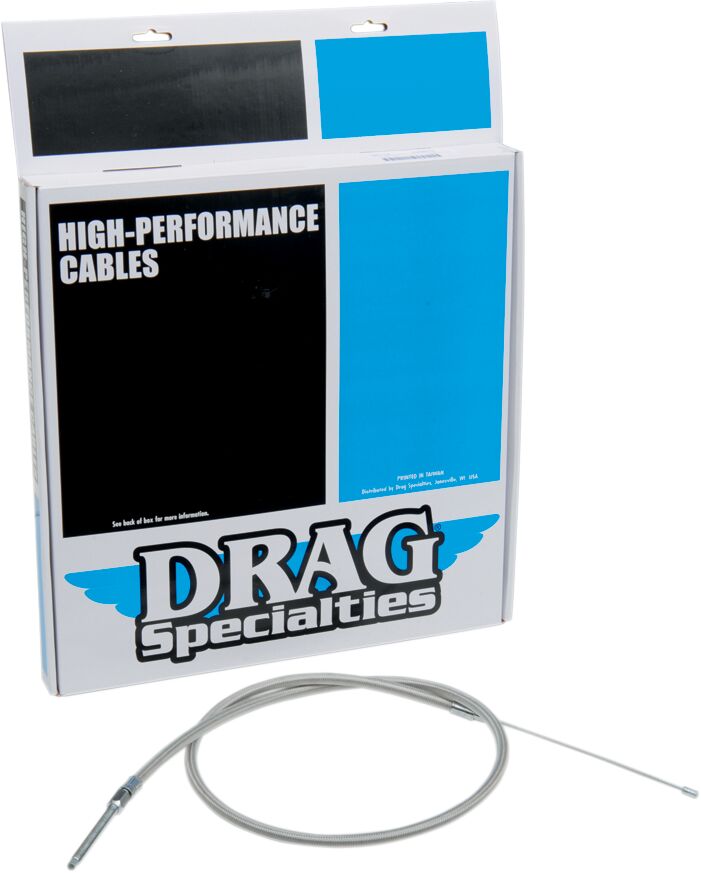 Drag Specialties High-Efficiency Braided Stainless Steel Clutch Cable #5320600HE