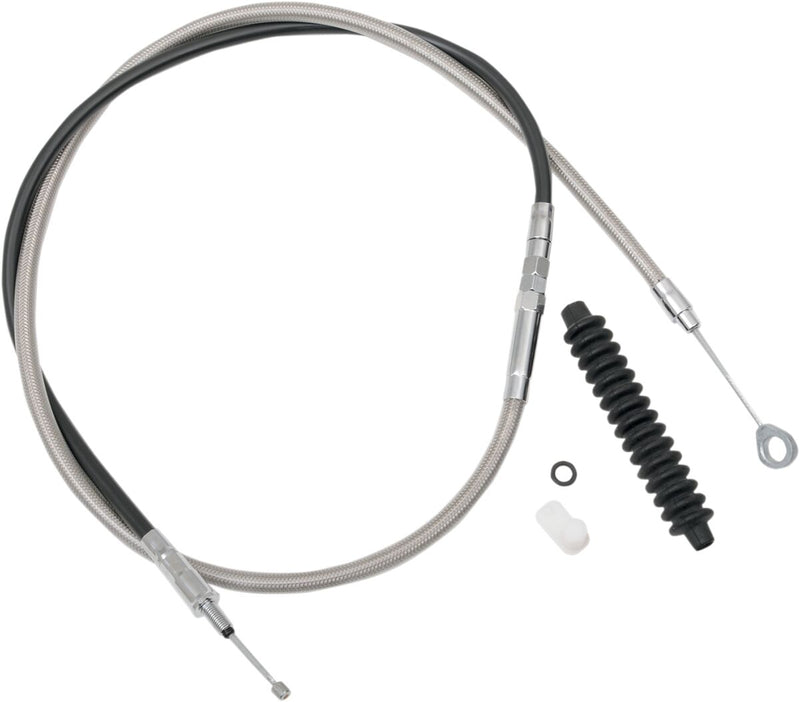 Drag Specialties High-Efficiency Braided Stainless Steel Clutch Cable #5321204HE