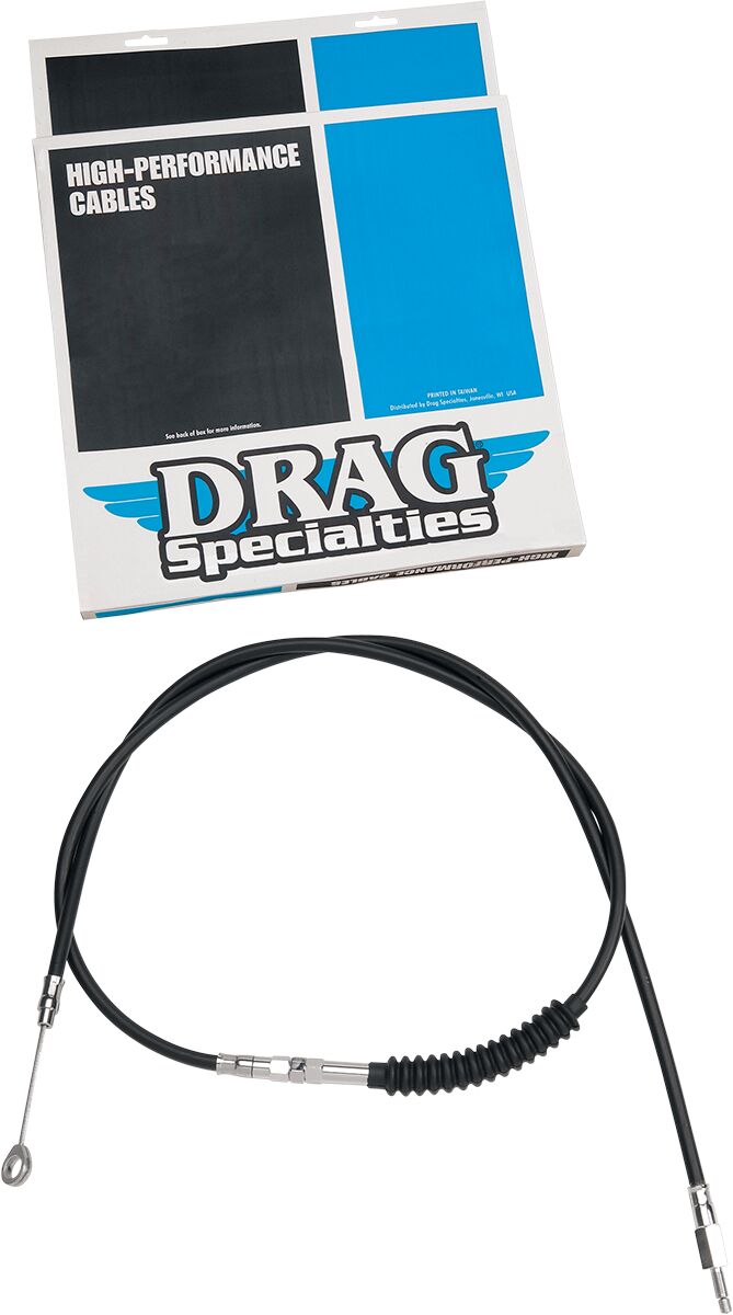 Drag Specialties High-Efficiency Black Vinyl Clutch Cable #4322180HE