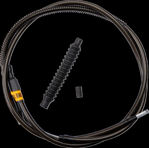 LA Choppers Midnight Braided Clutch Cable Black Alternate Length