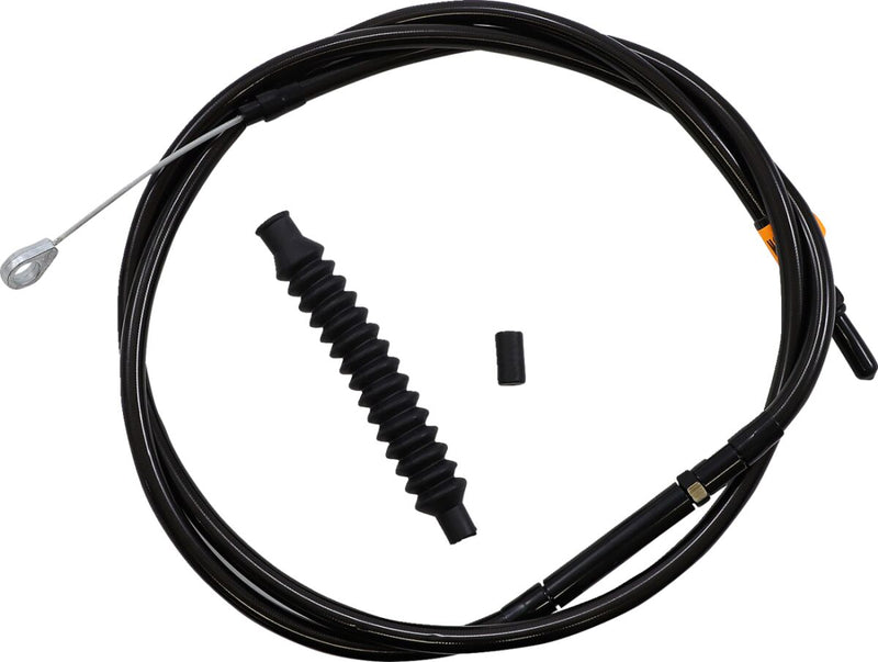 LA Choppers Midnight Braided Clutch Cable Black Alternate Length