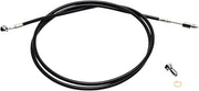 LA Choppers Hydraulic Clutch Line Black Stainless Steel Vinyl