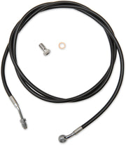 LA Choppers Black Vinyl Clutch Cable Alternate Length Braided #LA-8054C13B