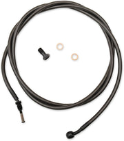 LA Choppers Midnight Braided Clutch Cable Black Alternate Length