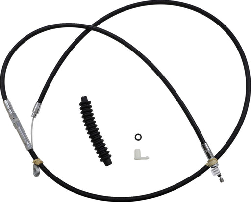 High-Efficiency Black Vinyl Clutch Cable - Housing Length : 188 cm (74") Touring